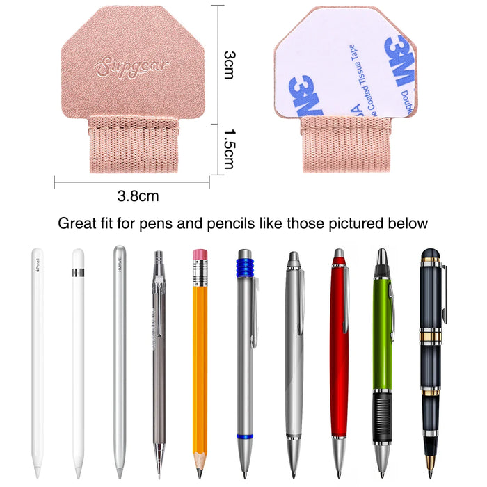 Pu Leather Pencil Holder For Apple Notebook