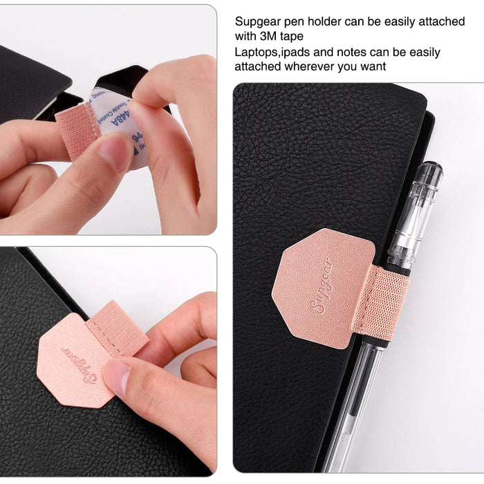 Pu Leather Pencil Holder For Apple Notebook