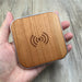Bamboo Wood Portable Qi Wireless Charger Fast Charging Pad