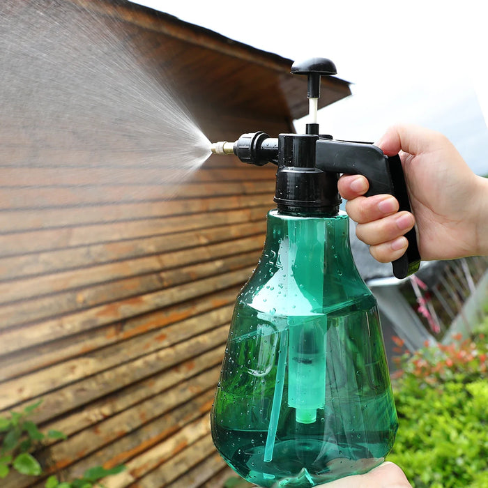 Column Pattern Watering Pot With Air Pressure Spray Nozzle