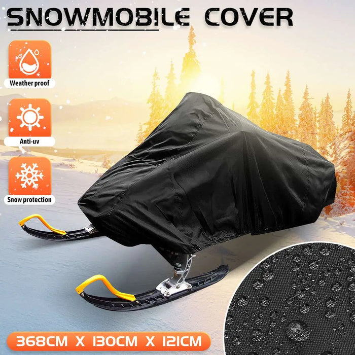 Snowmobile Cover Outdoor Waterproof Dust Trailerable Sled Cover Storage Anti-UV All-Purpose Cover