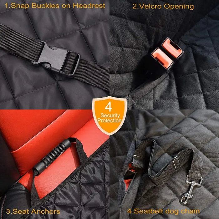 Bite Resistant Anti-slip Nylon Dog Car Seat Cover Central