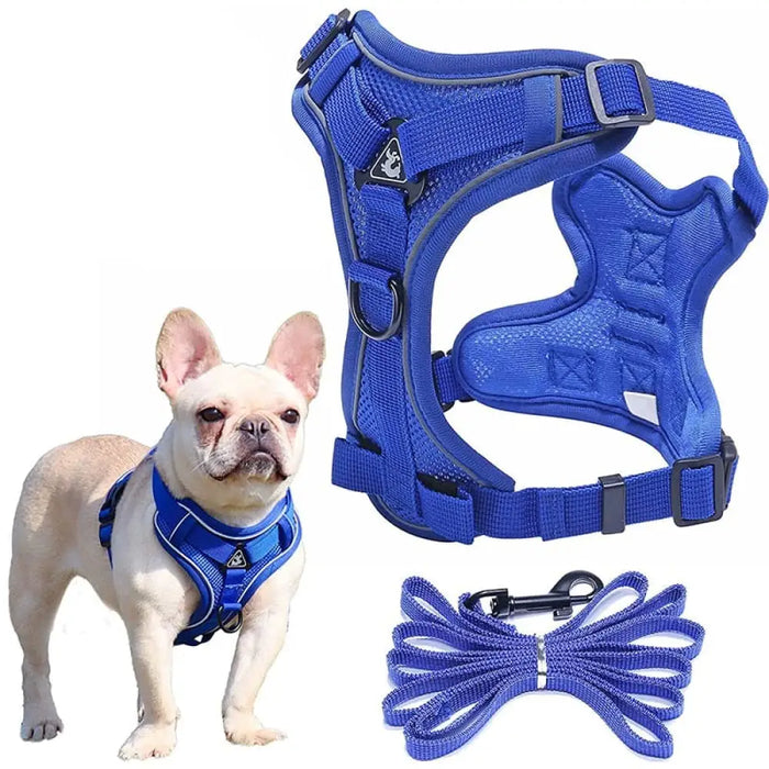 Comfortable Breathable Adjustable No Pull Dog Vest Harnesses