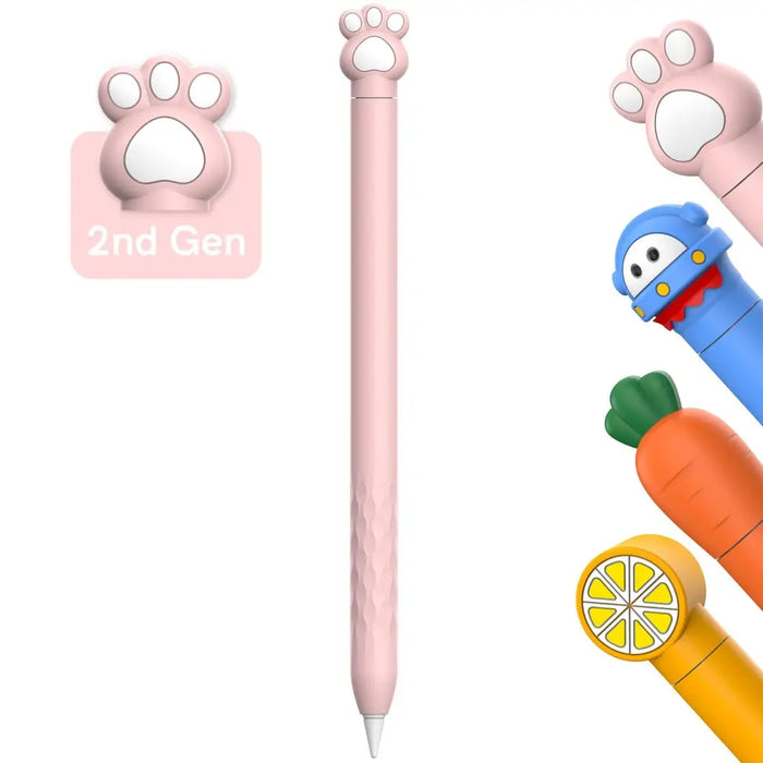 Cute Cat Claw Protective Sleeve For Apple Pencil 2nd