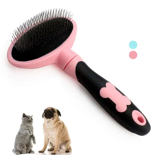 Effective 2-sided Safe Ergonomic Handle Pet Grooming Comb