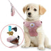 Lightweight Adjustable Breathable Mesh Pet Embroidery Flower