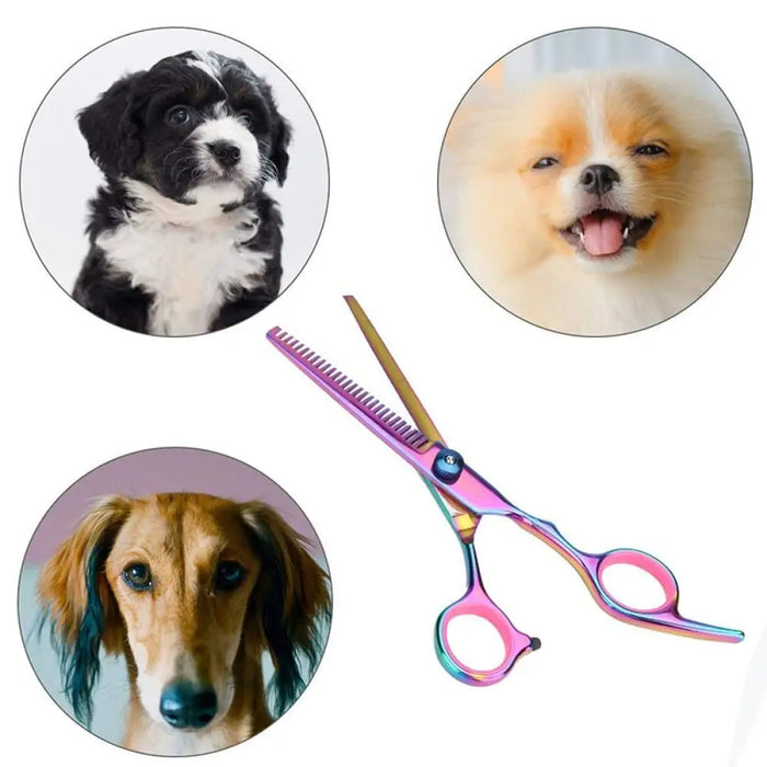 Manual Professional Dog Grooming Scissors Kit