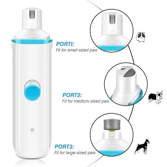 Ultra-quiet Electric Usb Rechargeable Safe Dog Grooming Nail