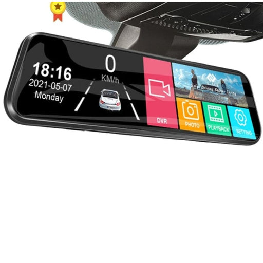 10 Inch Car Dvr Streaming Media Mirror With Dual Lens For