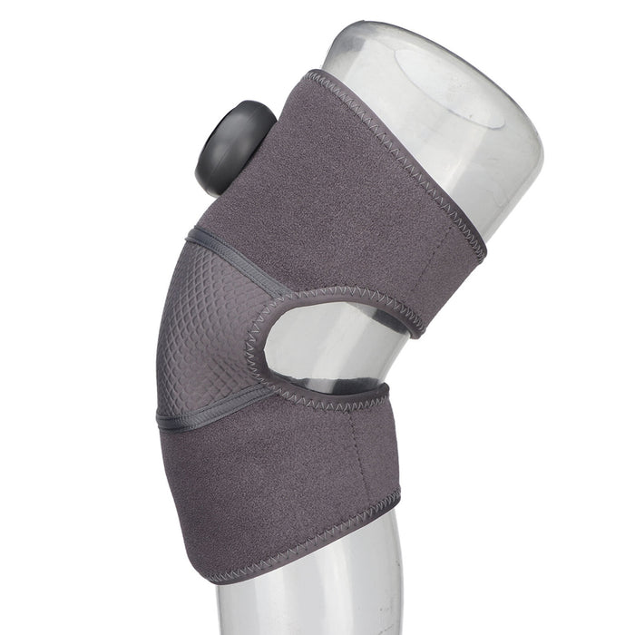 Vibe Geeks Heated Knee Brace Wrap with Massager for Pain Relief- Type C Rechargeable