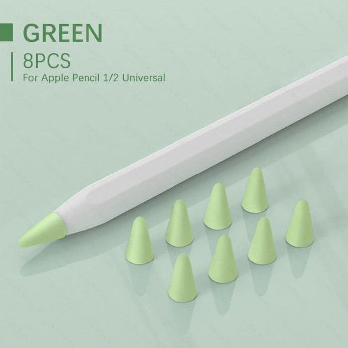 8pcs Silicone Nibs Cover For Apple Pencil 1st And 2nd