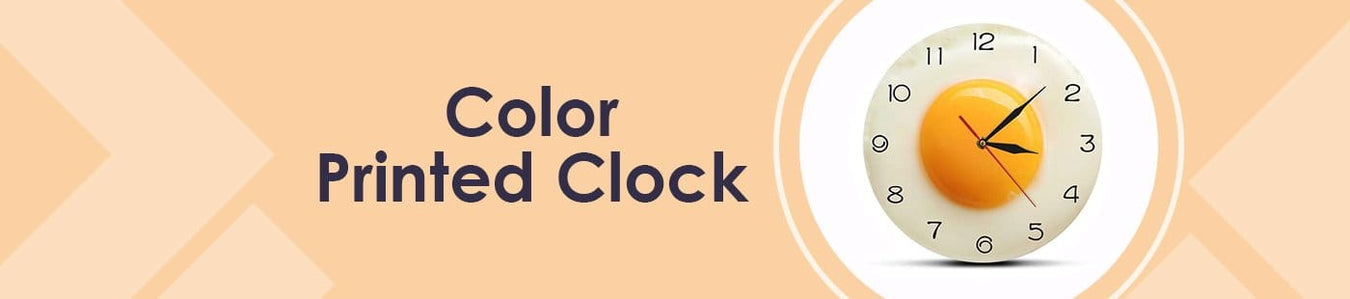 Color Printed Clock