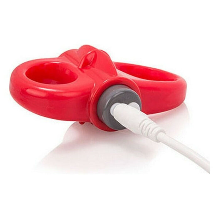 Vibraring Cockring By The Screaming O Charged Yoga Red