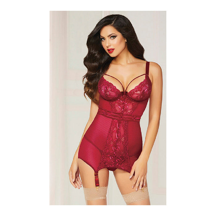 Corset By Seven Til Midnight Burgundy 20