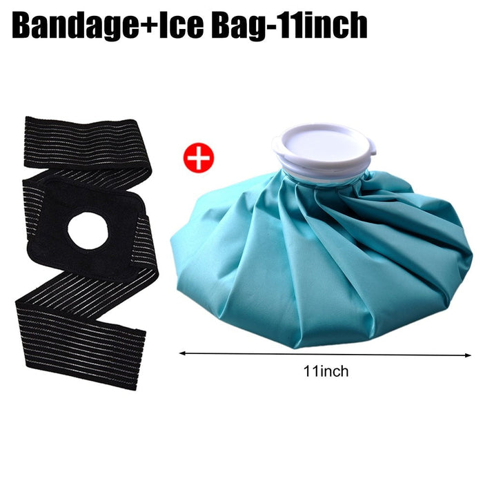 Reusable Hot and Cold Therapy Water Bags With Adjustable Bandage Wrap For Leg Knee Injury