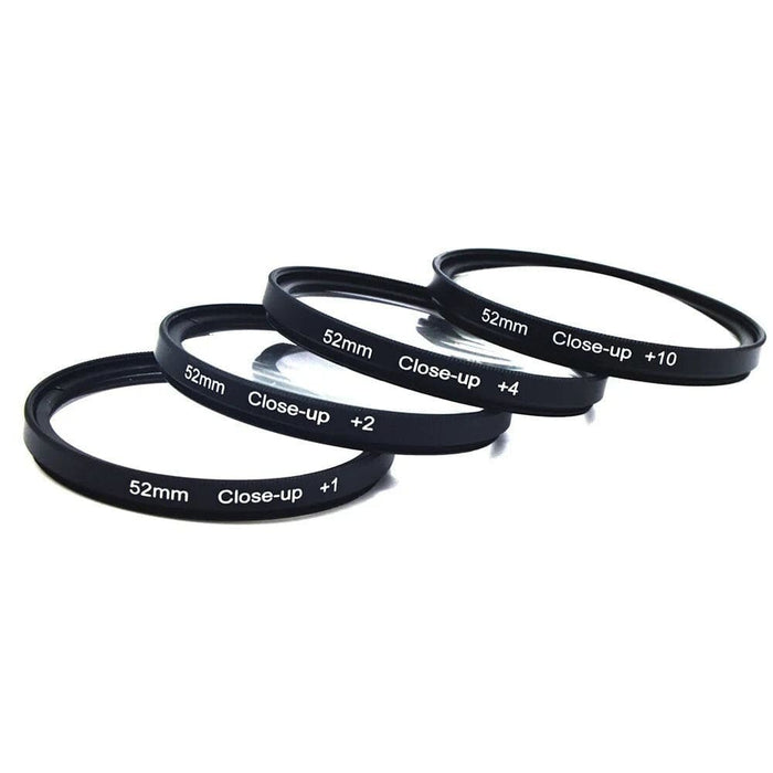 + 1 + 2 + 4 + 10 Close-up Lens Macro Filter Set With Pouch