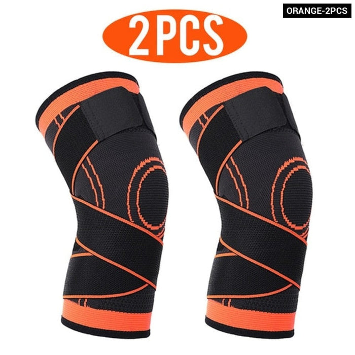 1/2Pcs Elastic Sport Knee Brace Pad For Joint Pain Arthritis Relief Running