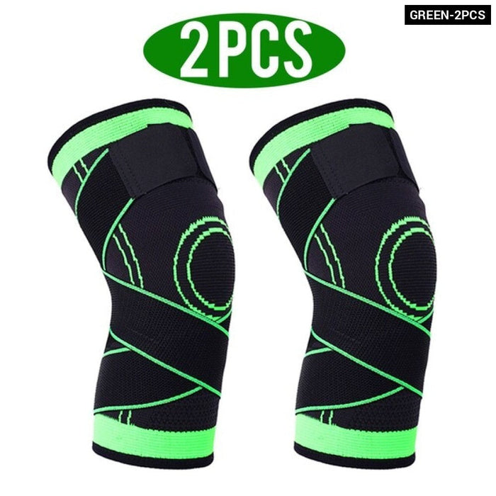 1/2Pcs Elastic Sport Knee Brace Pad For Joint Pain Arthritis Relief Running