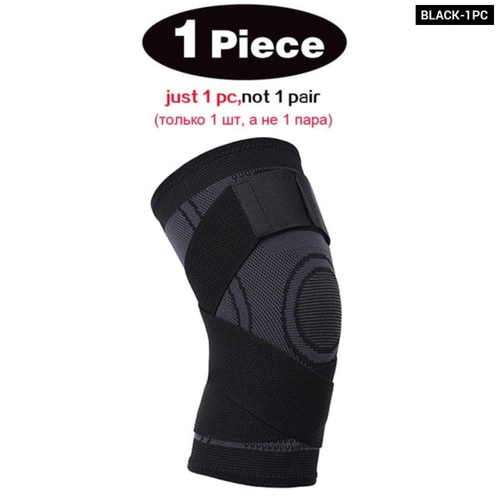 1/2Pcs Elastic Sport Knee Brace Pad For Joint Pain Arthritis Relief Running