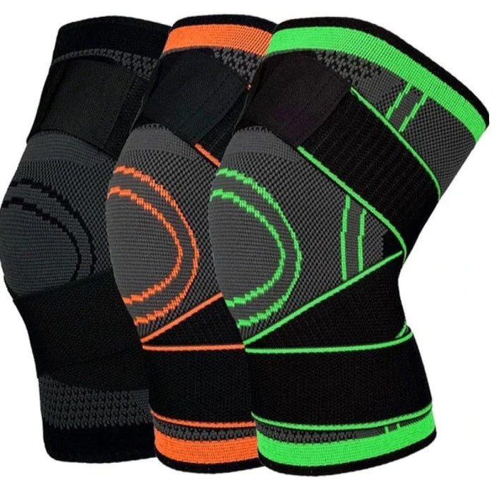 1/2Pcs Knitted Compression Knee Pads For Running Basketball Cycling