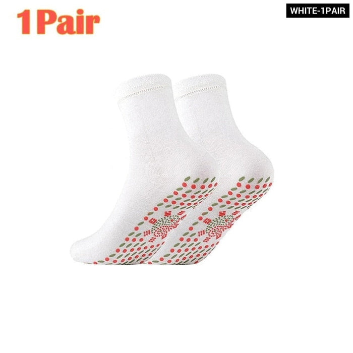 1-3 Pairs Winter Warm Comfortable Self-heating Magnetic Socks for Women Men