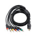 1.8m Ps2 Ps3 Component Cable Provide The Sharpest Video