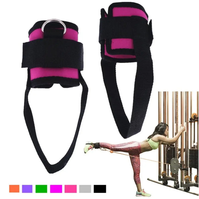 1 Pair Of Ankle Straps Resistance Band