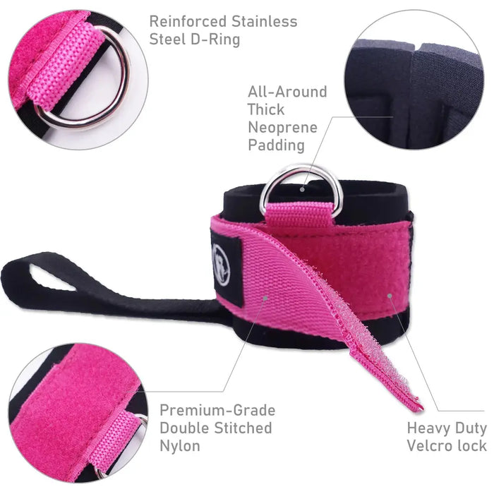 1 Pair Of Ankle Straps Resistance Band