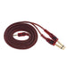 1.5m 5ft Stereo Audio Cable Cord Wire 3.5mm 1 8 Male To Dual