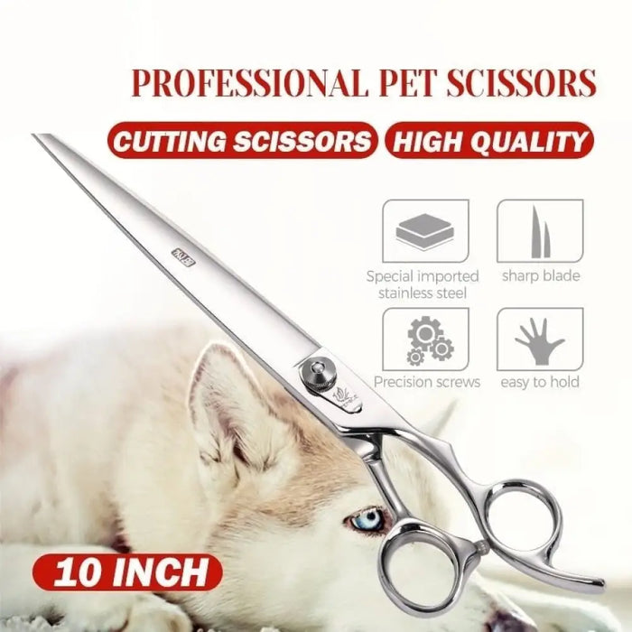 10 Inch Professional Pet Grooming Scissors For Dogs Cutting