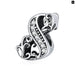 10 Number Metal Beads Charm For Female Silver 925 Bracelet &