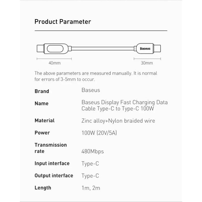 Pd 100with 66w Fast Charging Usb c Cable For Macbook Xiaomi