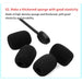 10pcs High-quality Spray-proof Protection Microphone Sponge