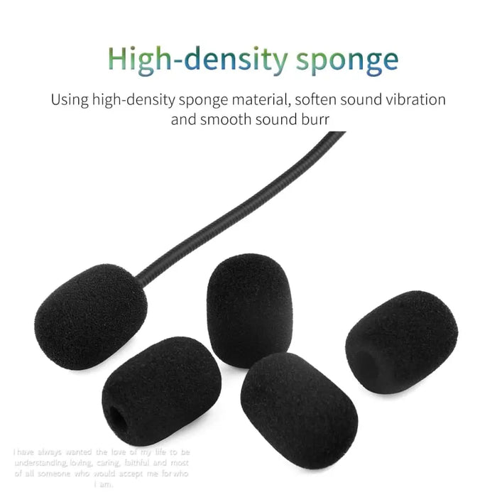 10pcs High-quality Spray-proof Protection Microphone Sponge