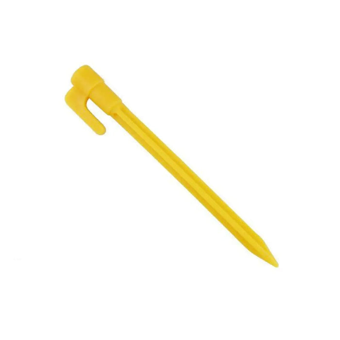 10pcs Yellow Ground Plastic Nail Camping Awning Canopy