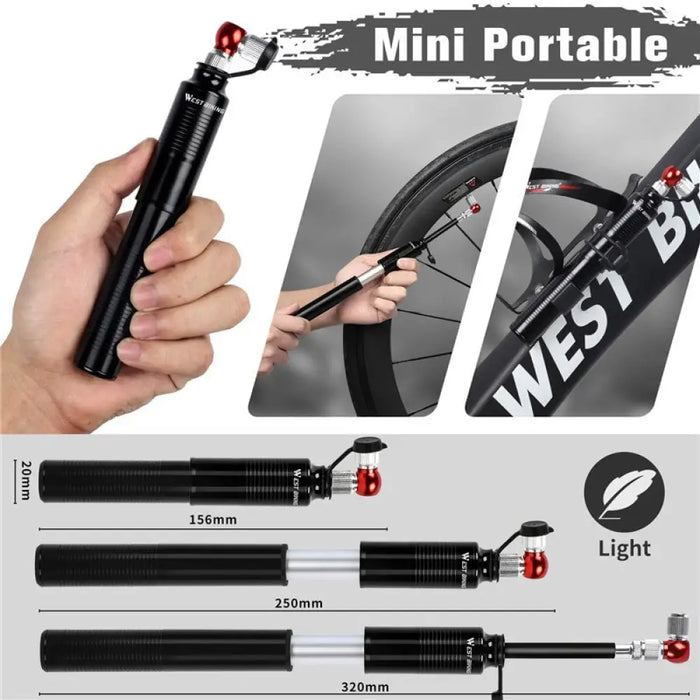 Max 110psi Portablebike Pump