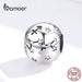 12 Constellation Zodiac Round Metal Beads For Women Bracelet