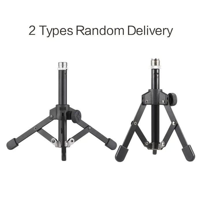 Ms-12 Mini Foldable Desktop Tabletop Tripod Microphone Mic