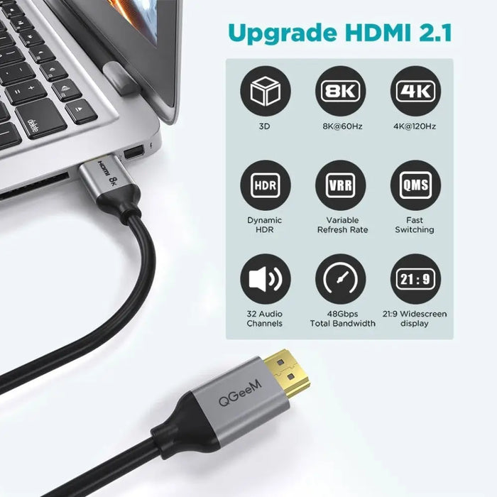 8k 120hz Hdmi 2.1 Splitter Digital Cable For Xiaomi Xbox