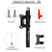 120psi Portable Aluminum Alloy Bike Pump