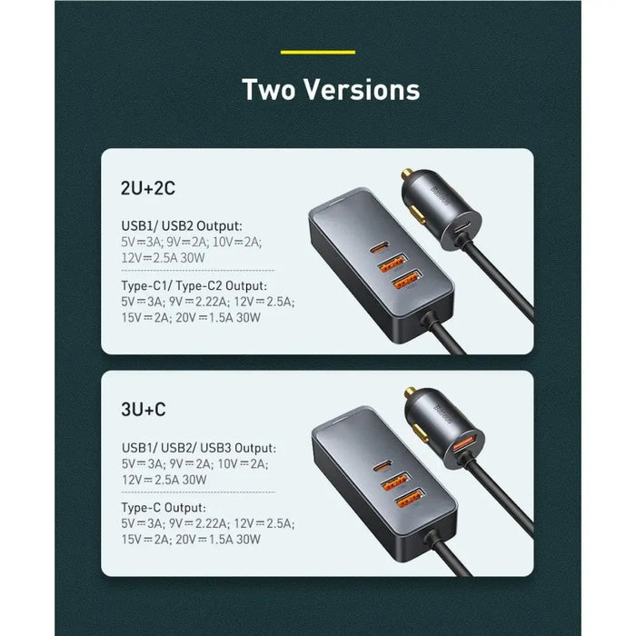 120w Qc 3.0 Pd Type-c Usb Quick Car Phone Charger For Iphone