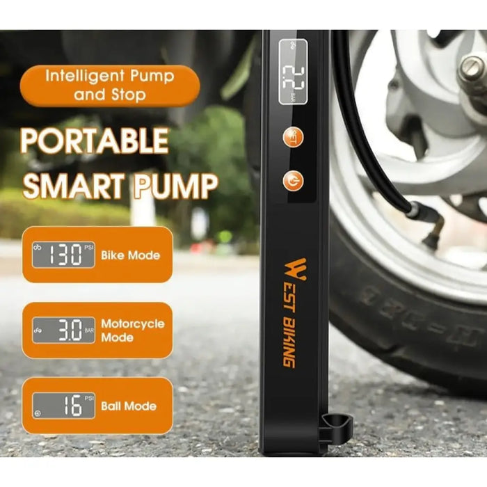 130 Psi Portable Smart Pump With Digital Display