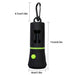 15 Pcs Led Light Dog Poop Bag Dispenser Holder Lead Leash