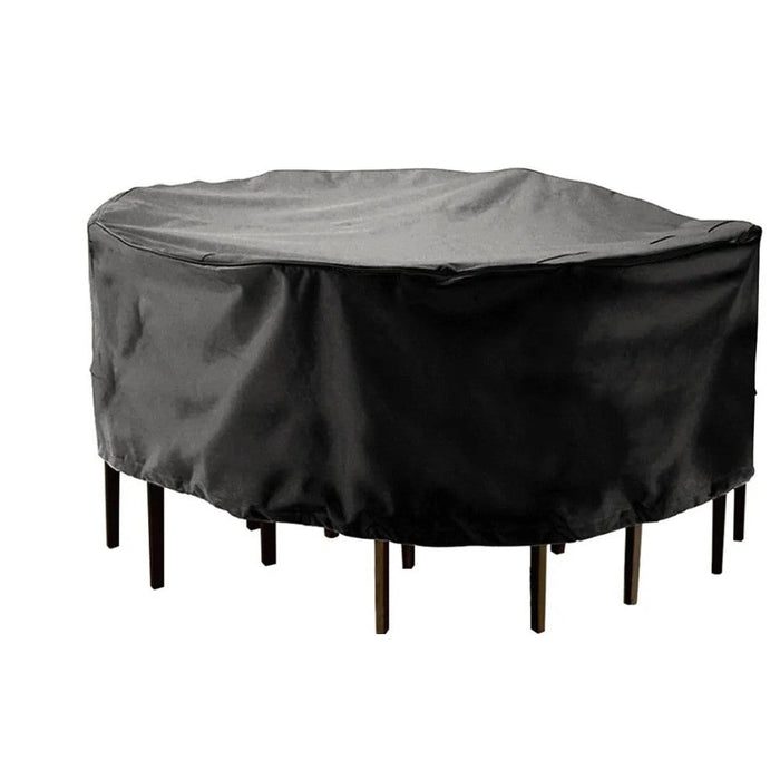 Outdoor Garden Furniture Cover Round Table Chair Set Waterproof Oxford Wicker Sofa Protect Patio Rain Snow Dust Covers