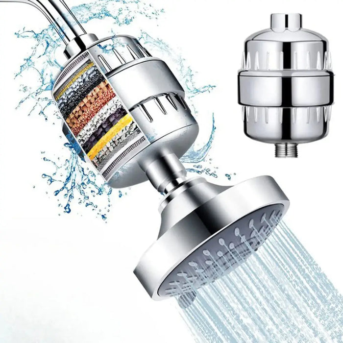 15 Stages Shower Filter High Output Head For Hard Water