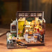 No.17 Cafe Miniature House Kit For Kids Adults Diy