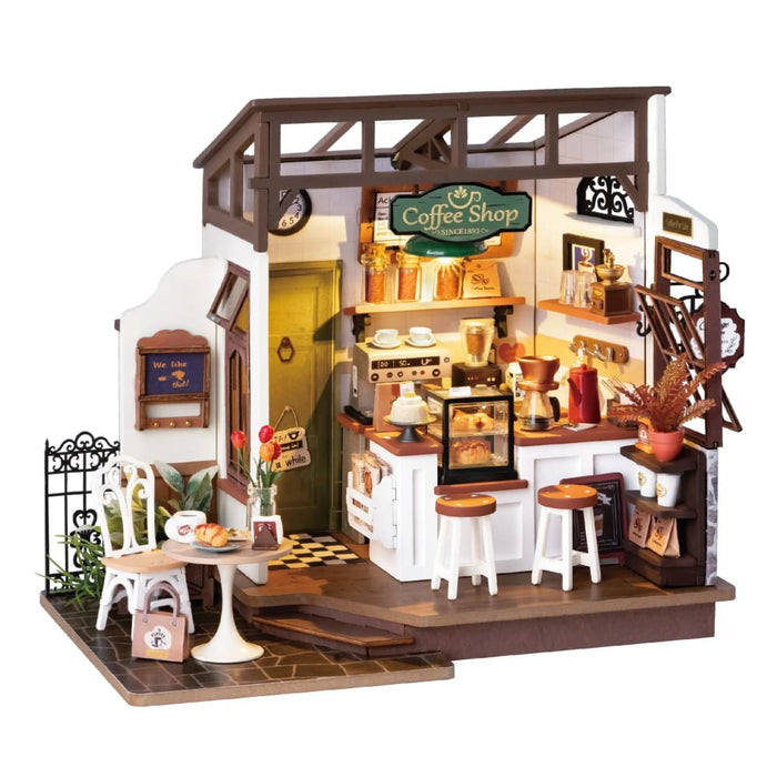 No.17 Cafe Miniature House Kit For Kids Adults Diy