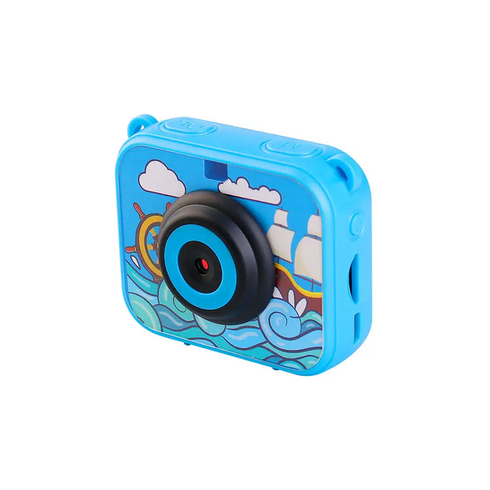 Vibe Geeks 180° Rotation 1080p Hd Kids Action Camera-usb