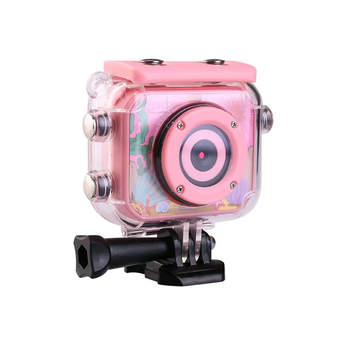 Vibe Geeks 180° Rotation 1080p Hd Kids Action Camera-usb