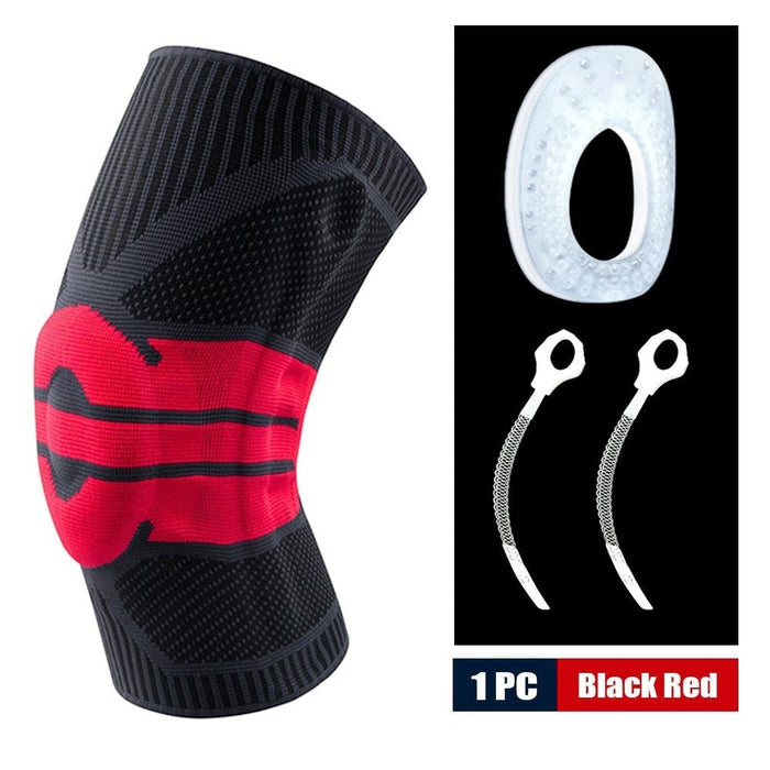 Sports Knee Compression Pads Patella Stabilizer for Cycling Running Weightlifting Basketball